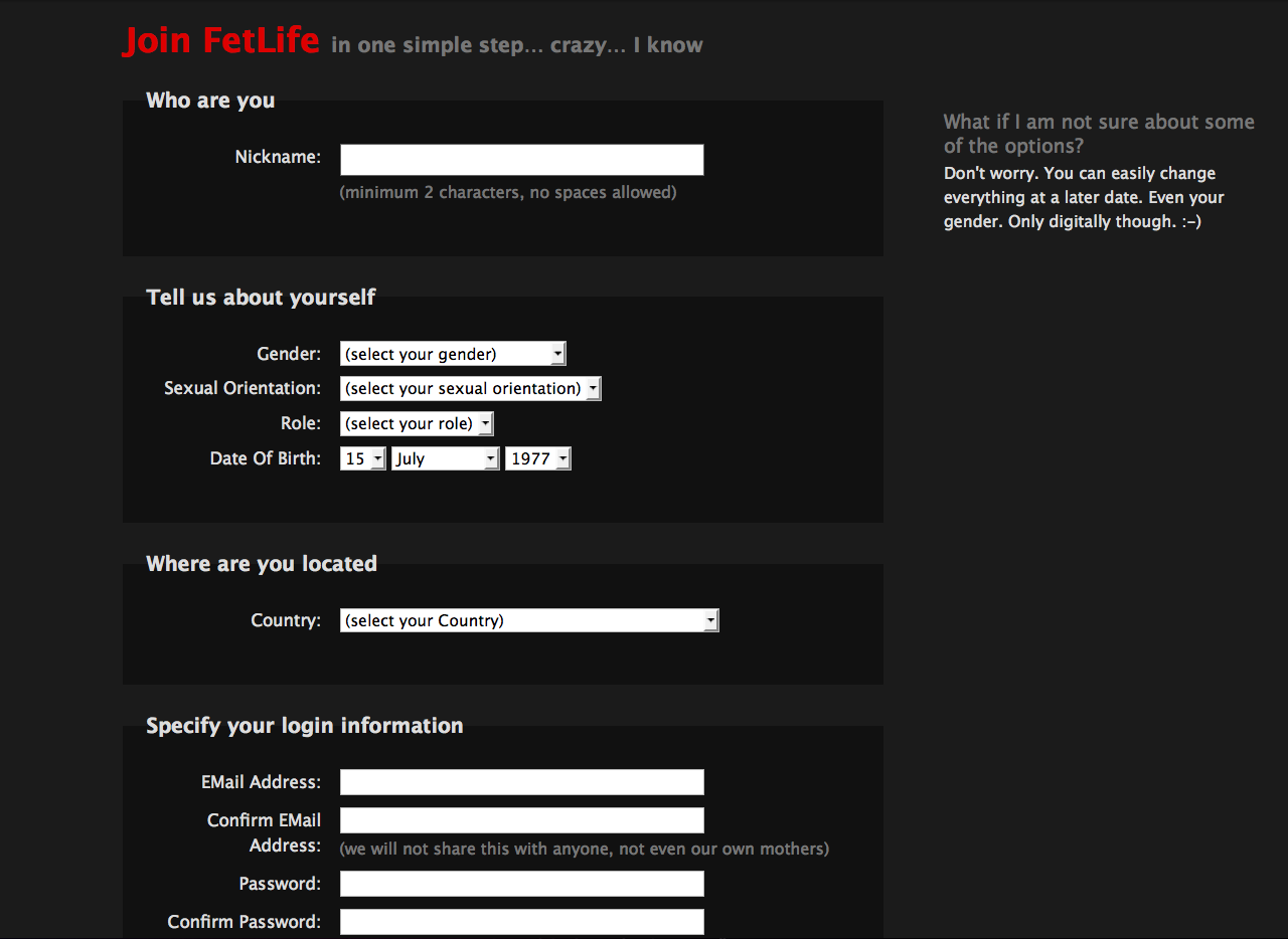 Fetlife privacy or lack there of.